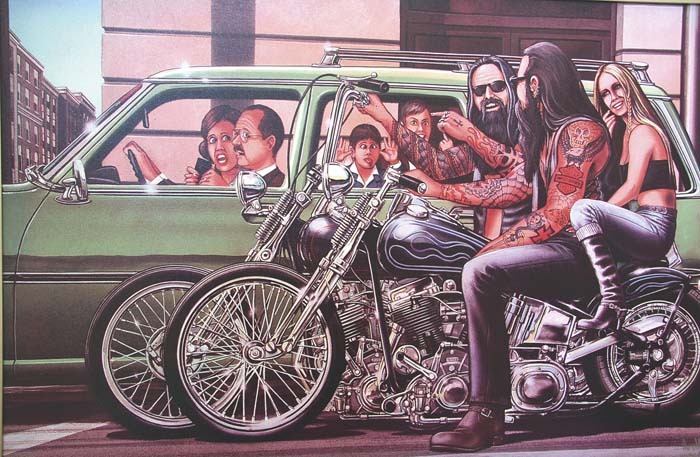 David Mann Motorcycle Art Wallpaper - WallpaperSafari